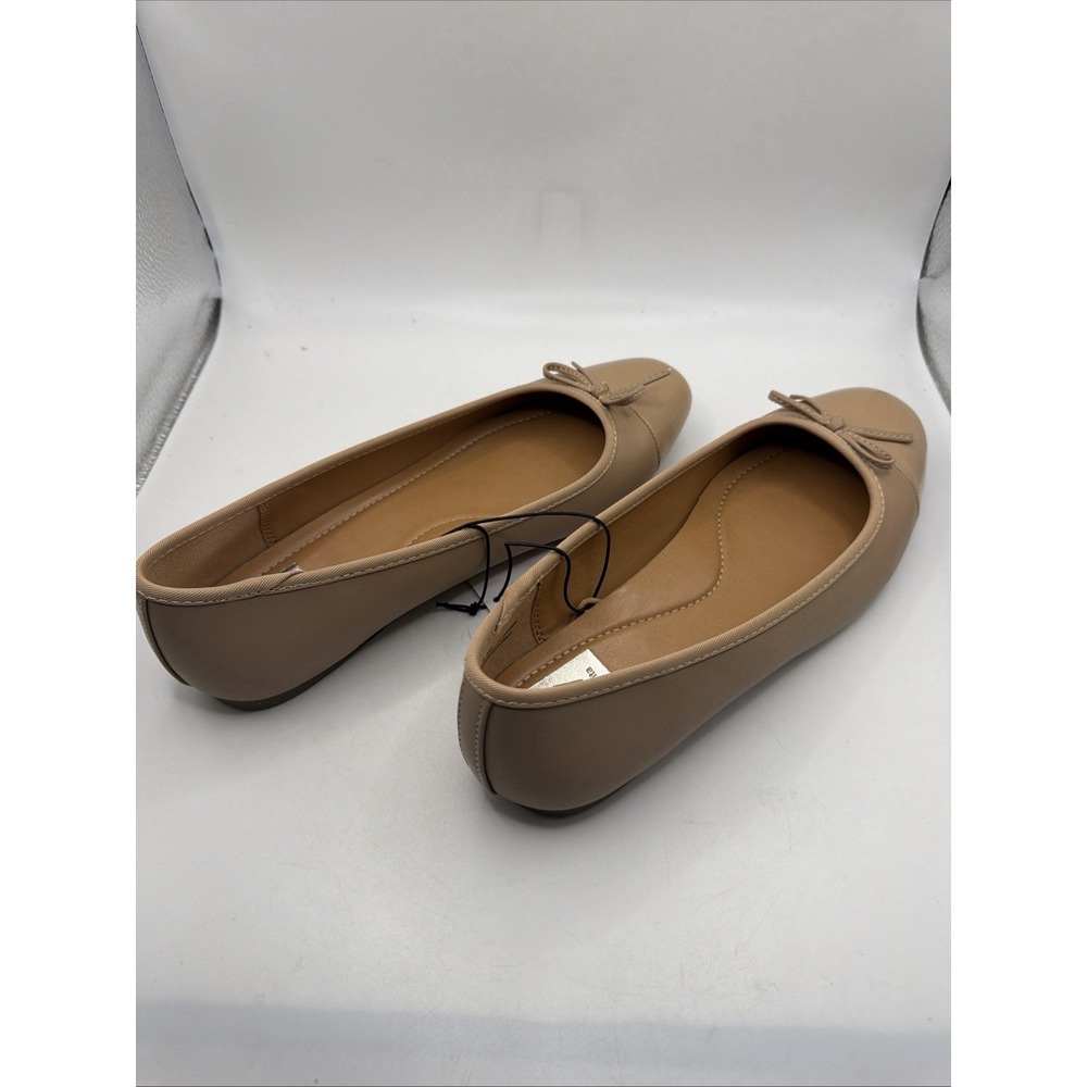 Dolce Vita Moxy Ballet Flats Women's Cafe Leather Cap Toe Slip-On. Size 7.5 - Picture 5 of 13